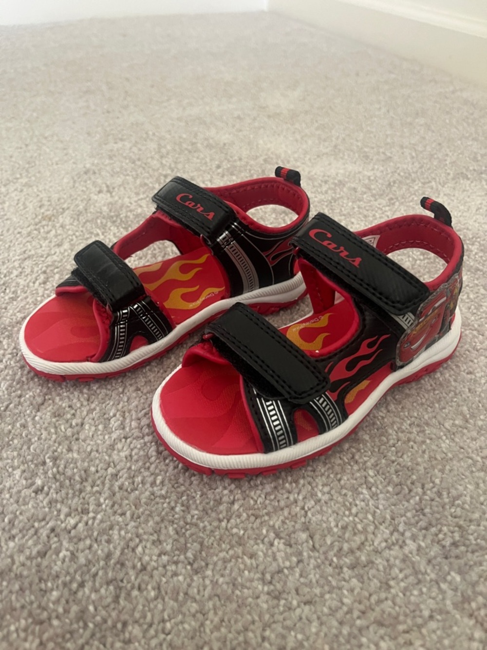 Disney Cars Lightning McQueen Toddler Sandals